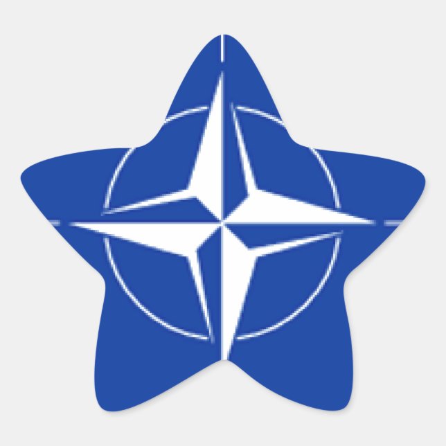 Adesito Estrela Bandeira da NATO (Frente)