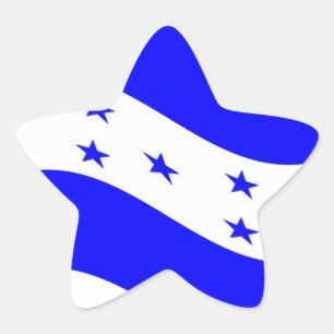Adesito Estrela Bandeira de ondulação de Honduras