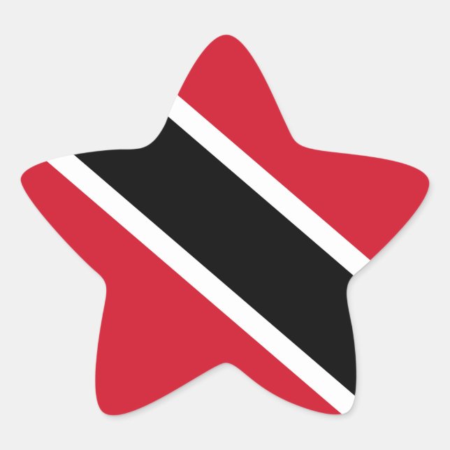 Adesito Estrela Bandeira de Trinidad e Tobago (Frente)