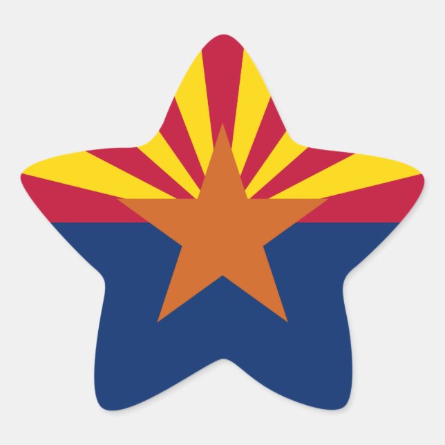 Adesito Estrela Bandeira do Arizona (Frente)