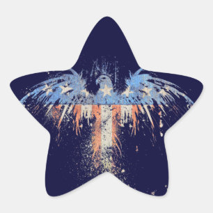 Adesito Estrela Bandeira patriótica de Eagle do americano