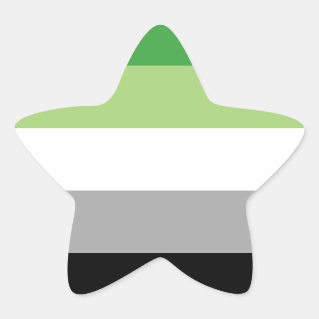 Adesito Estrela Bandeira romântica (Frente)