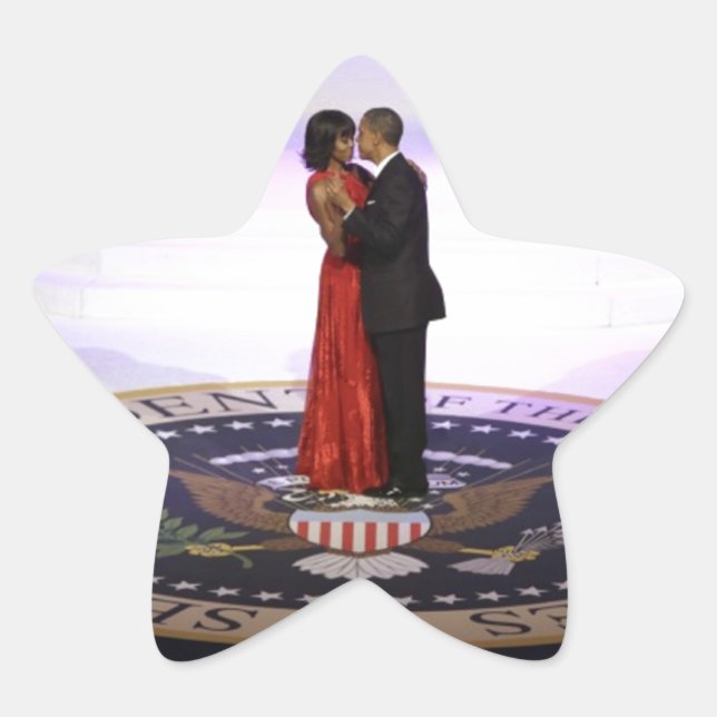 Adesito Estrela Barack e Michelle Obama (Frente)