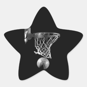 Adesito Estrela Basquete preto e branco