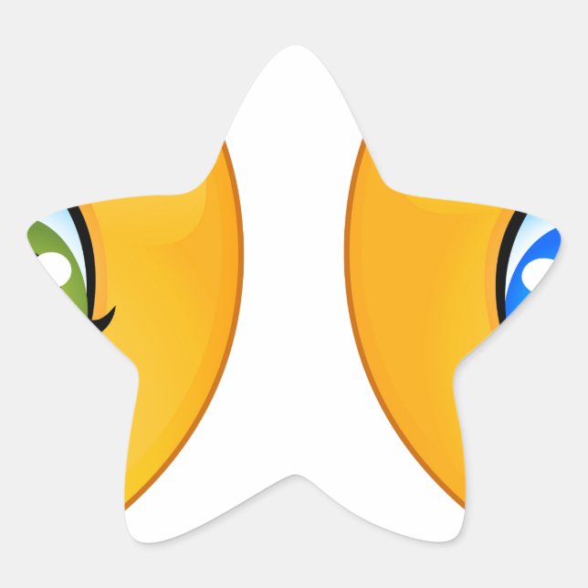 Adesito Estrela bebê emojis (Frente)