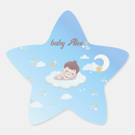 Adesito Estrela Bebês personalizados - Sonho e personalizável