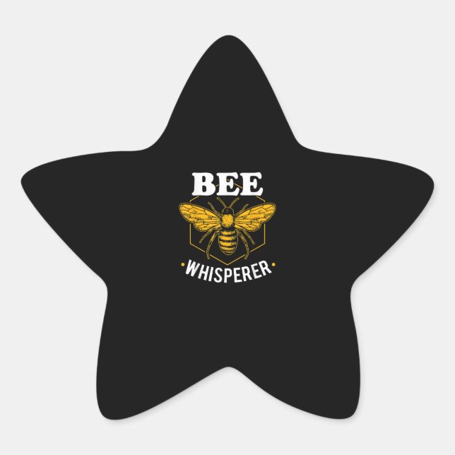 Adesito Estrela Bee Whisperer | Presente Engraçado Para Os Apicult (Frente)