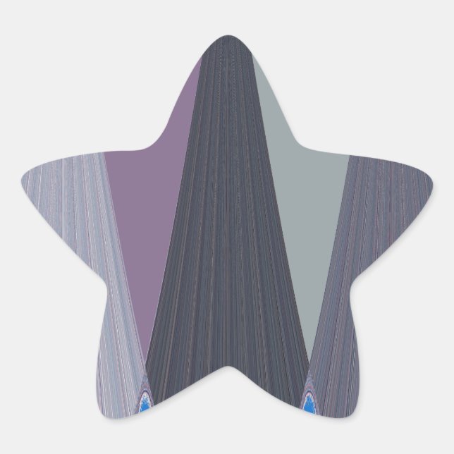 Adesito Estrela Belo Impressão de Design de Arte Chevron (Frente)