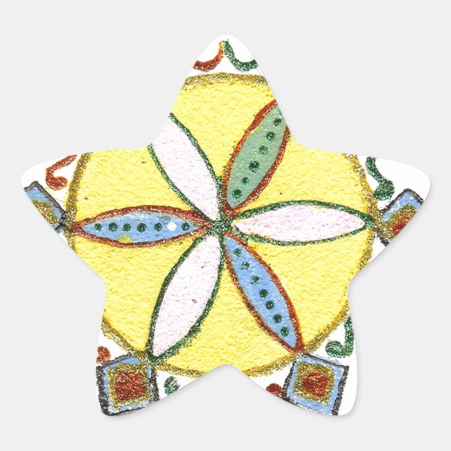 Adesito Estrela Belo padrão de vetor de estrela inspiracional (Frente)