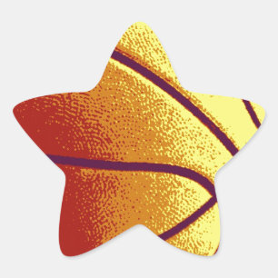 Adesito Estrela Bicicleta de Pop de Arte Amarelo Laranja