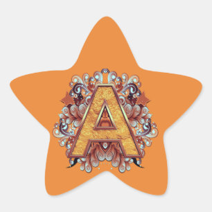 Adesito Estrela Birthday-Capital Monograma - letra A