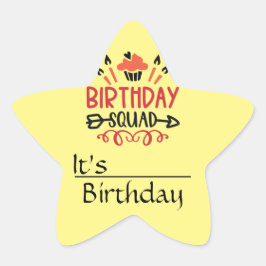 Adesito Estrela Birthday Squad Planner