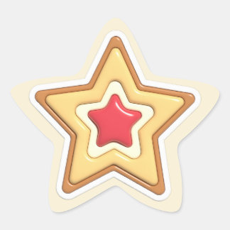 Adesito Estrela Biscoito Estrela de Natal 3D