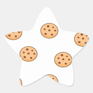 Adesito Estrela biscoitos em branco