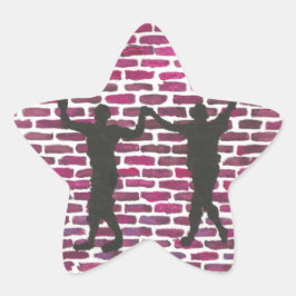 Adesito Estrela Black Magic Hollyhock by Yeshaya Dank Wood Wall Ar