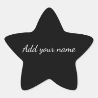 Black solid add name text message here throw pillo