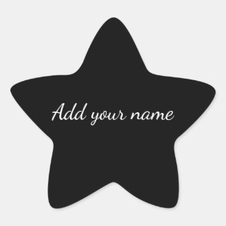 Adesito Estrela Black solid add name text message here throw pillo