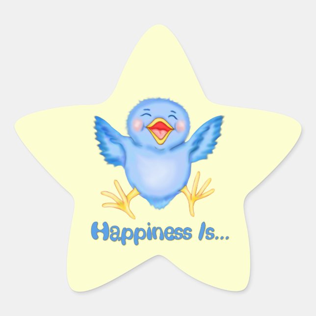 Adesito Estrela Bluebird da felicidade (Frente)