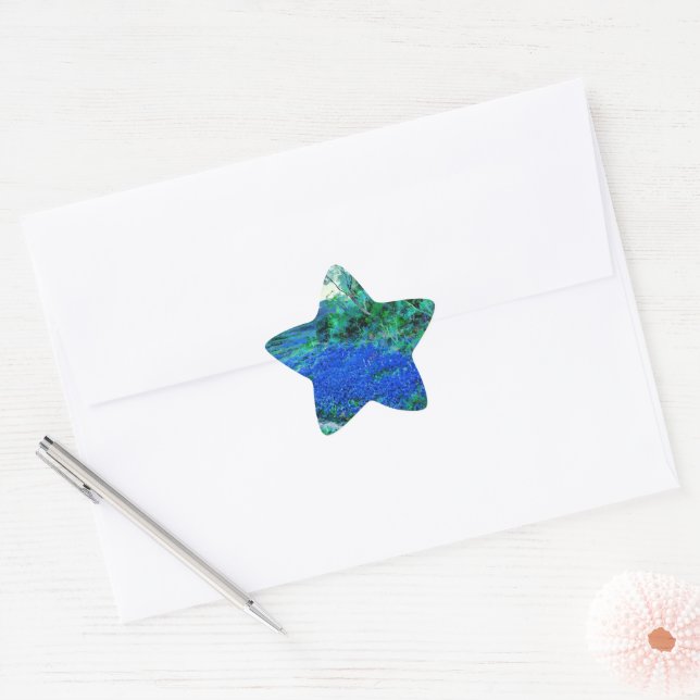 Adesito Estrela Bluebonnets na Misty Morning (Envelope)