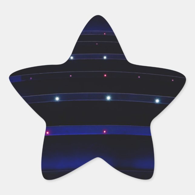 Adesito Estrela Bonito faixas de luz azul (Frente)