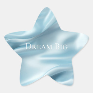 Adesito Estrela Bonito Feminina Light Blue Faux Satin