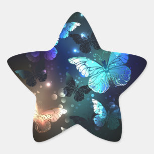 Adesito Estrela Borboleta Noturna Flutuante