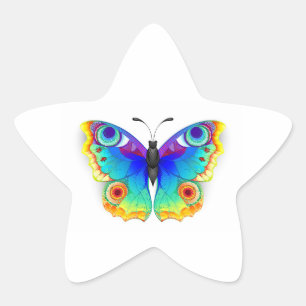 Adesito Estrela Borboleta Pavão Olho de Arco-Íris