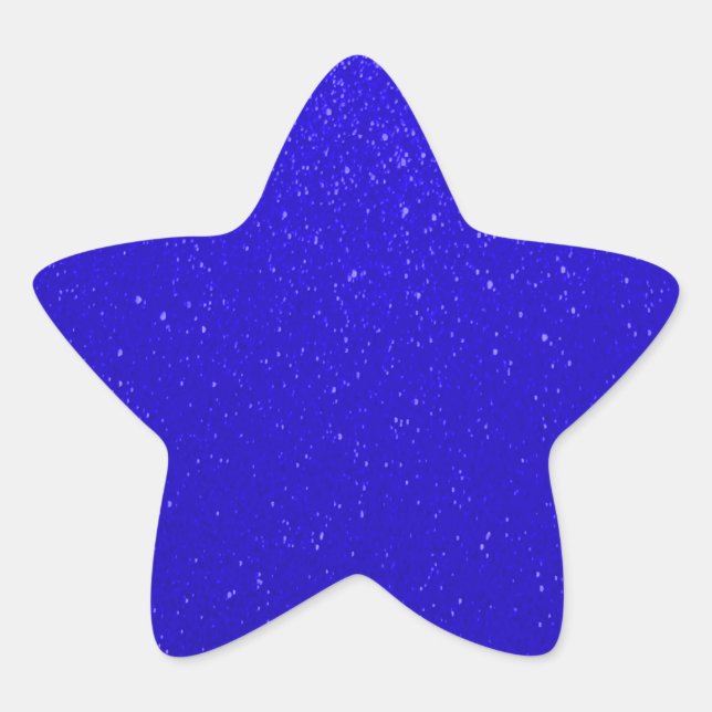 Adesito Estrela Brilhante Azul Escuro Suave (Frente)