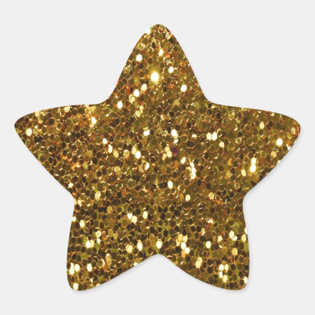 Adesito Estrela Brilho Dourado (Frente)
