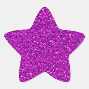Adesito Estrela brilho quente rosa quente brilhante