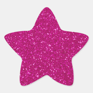 Adesito Estrela Brilho Rosa