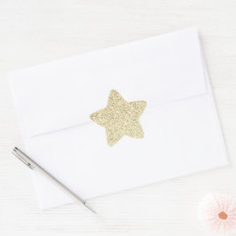 Adesito Estrela Brilho suave de luz dourada
