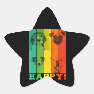 Adesito Estrela Cachorros Me Fazem Feliz Cachorro Cachorro Mãe Pa
