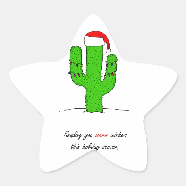 Adesito Estrela Cactus Christmas (Frente)