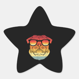 Adesito Estrela Cães de Pet Presentes do Proprietário do Pug Leg