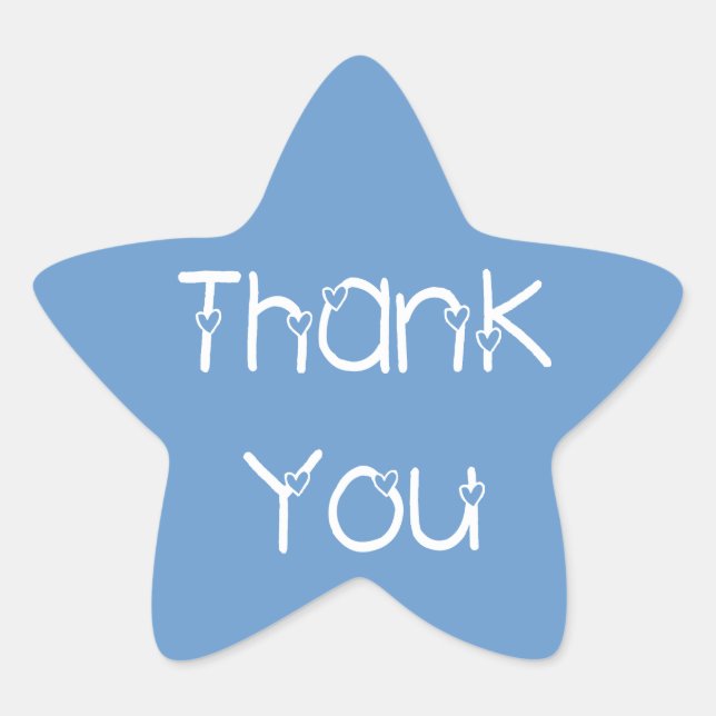 Adesito Estrela Cardíacos Palitos Azuis do Céu (Frente)