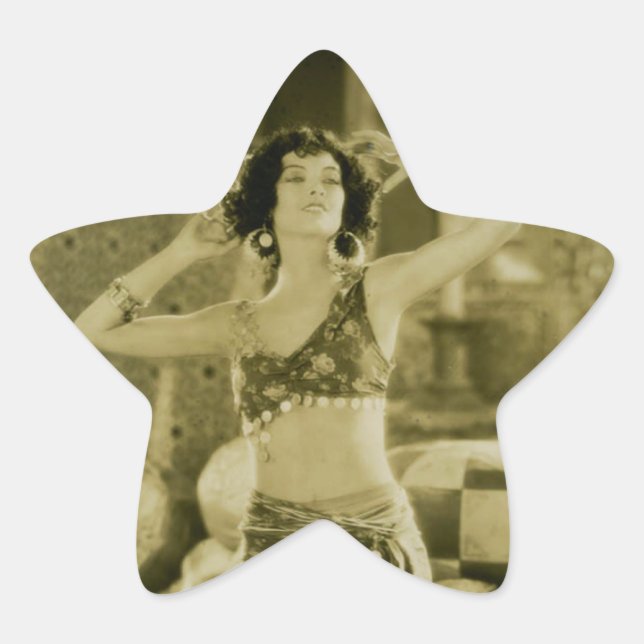 Adesito Estrela Cartão Sterevoview de Beleza da Era do Filme Silen (Frente)