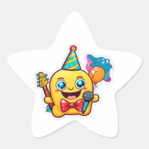Adesito Estrela Celebre com um sorriso! - Vinheta brilhante.