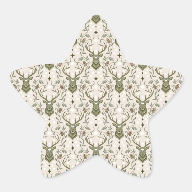 Adesito Estrela Cervo Tribal Boho, Sonhando com Cervo (Frente)