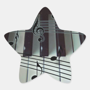 Adesito Estrela Chaves do piano e notas da música