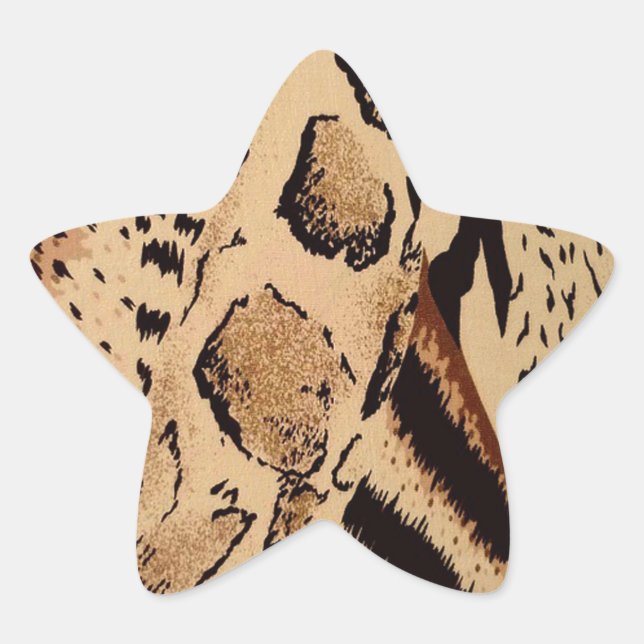 Adesito Estrela Cheetah Pattern (Frente)
