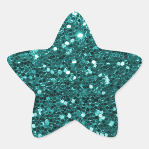Adesito Estrela Chic Teal Faux Glitter