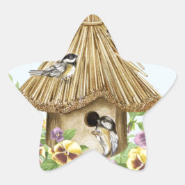Adesito Estrela Chickadees Birdhouse