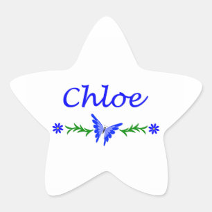 Adesito Estrela Chloe (Borboleta Azul)