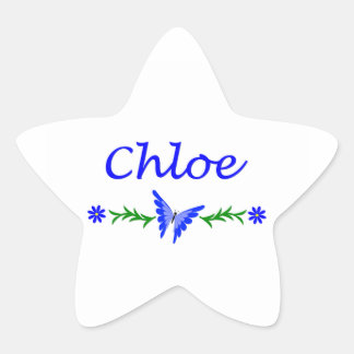 Adesito Estrela Chloe (Borboleta Azul)