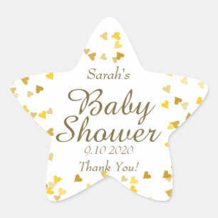 Adesito Estrela Chuva de Amor Coração de Ouro Baby Shower / Sprink
