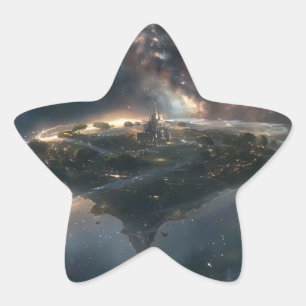 Adesito Estrela Cidade espacial suspensa no universo