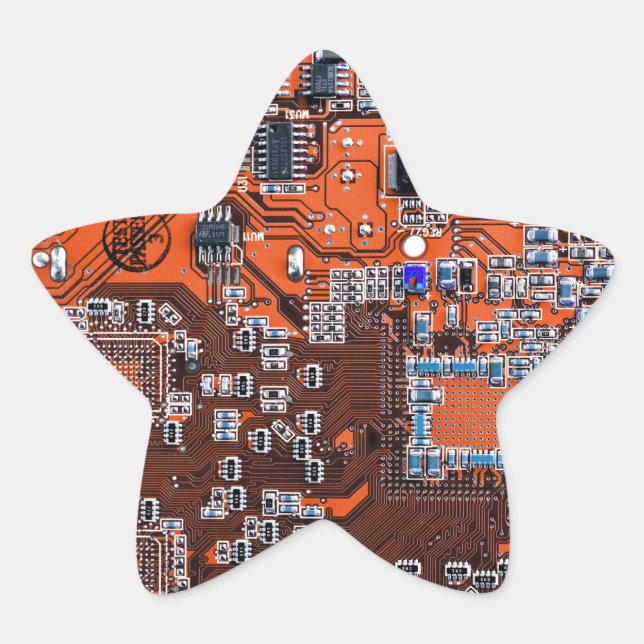 Adesito Estrela Circuito Impresso Conjunto PCB Circuito Laranja Co (Frente)