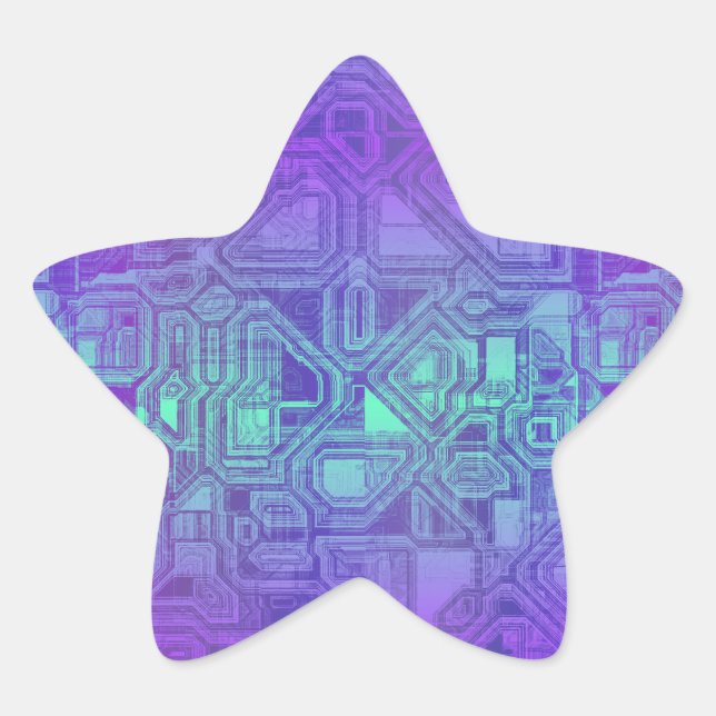 Adesito Estrela circuitos de doce - azul berry : (Frente)
