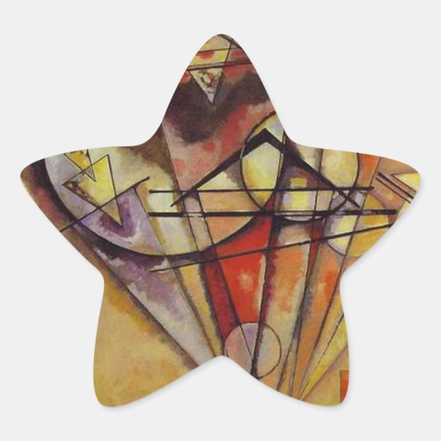 Adesito Estrela Círculos de Abstrato Kandinsky (Frente)